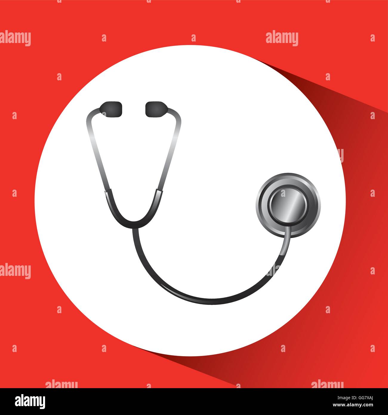 stethoscope with heart icon Stock Vector Image & Art - Alamy