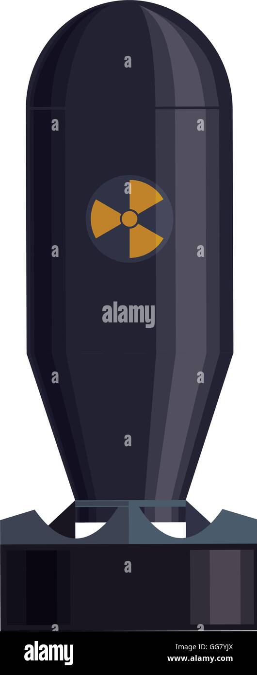 bomb armed forces military icon. Vector graphic Stock Vector Image ...