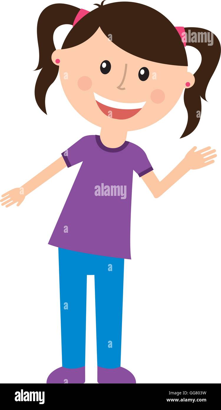 little girl smile icon Stock Vector Image & Art - Alamy