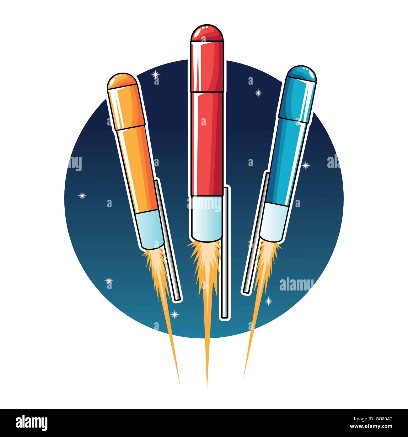 firework celebration explosion night icon. Vector graphic Stock Vector ...