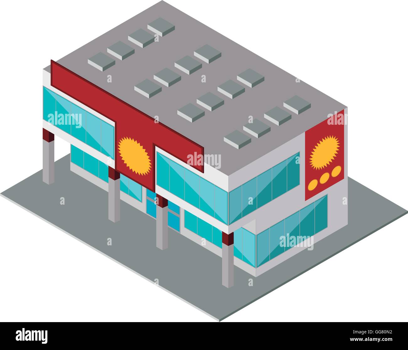 store market shop building icon. Vector graphic Stock Vector Image ...