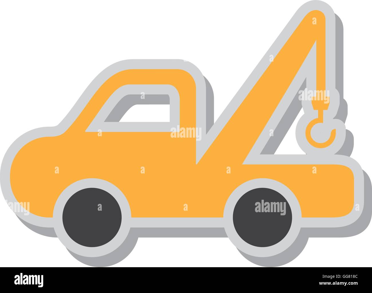 crane truck service icon Stock Vector Image & Art - Alamy