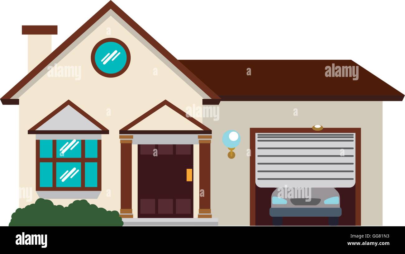 home house building real estate icon. Vector graphic Stock Vector Image ...