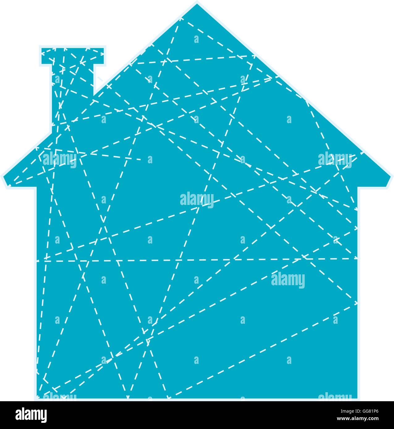 home house building real estate icon. Vector graphic Stock Vector Image ...