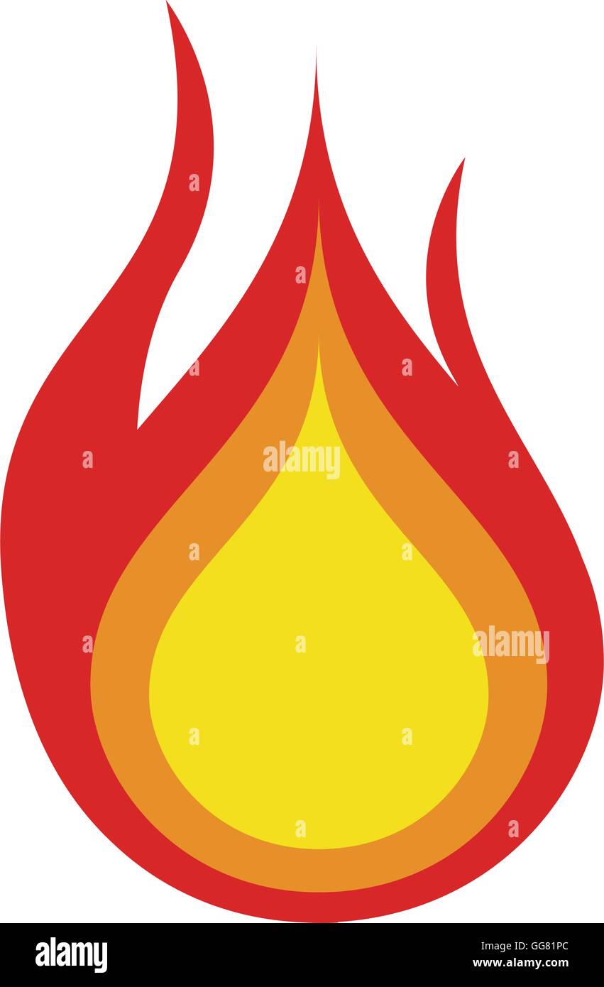 fire flame isolated icon Stock Vector Image & Art - Alamy