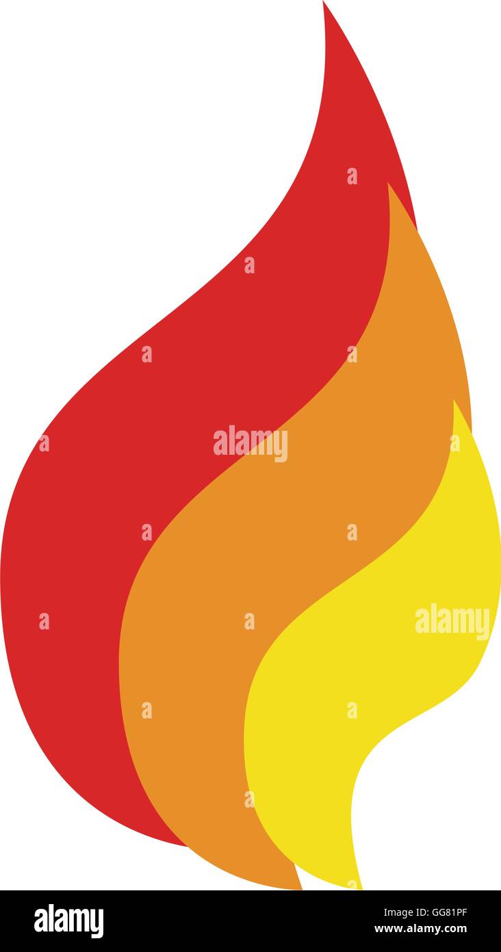 fire flame isolated icon Stock Vector Image & Art - Alamy