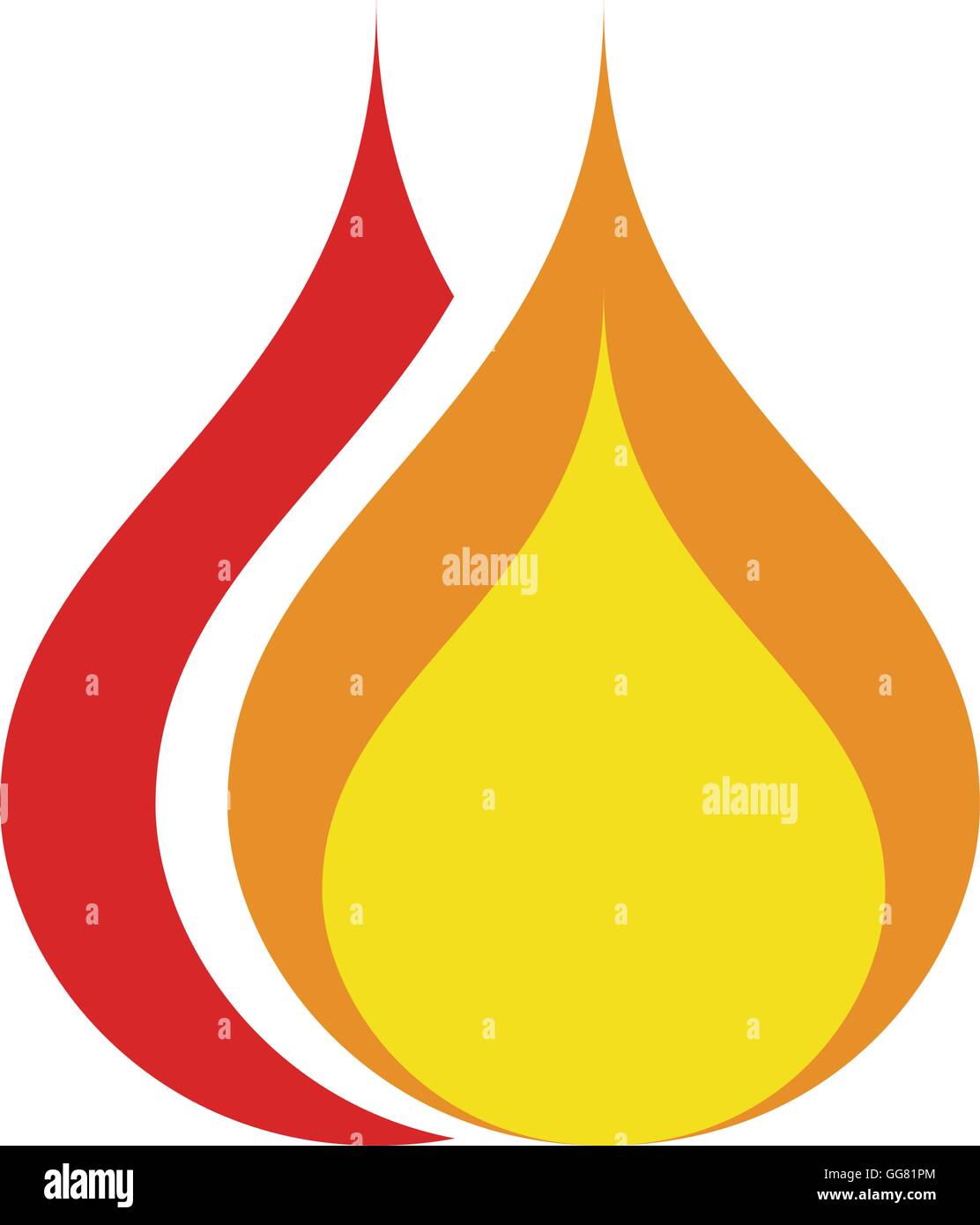 fire flame isolated icon Stock Vector Image & Art - Alamy