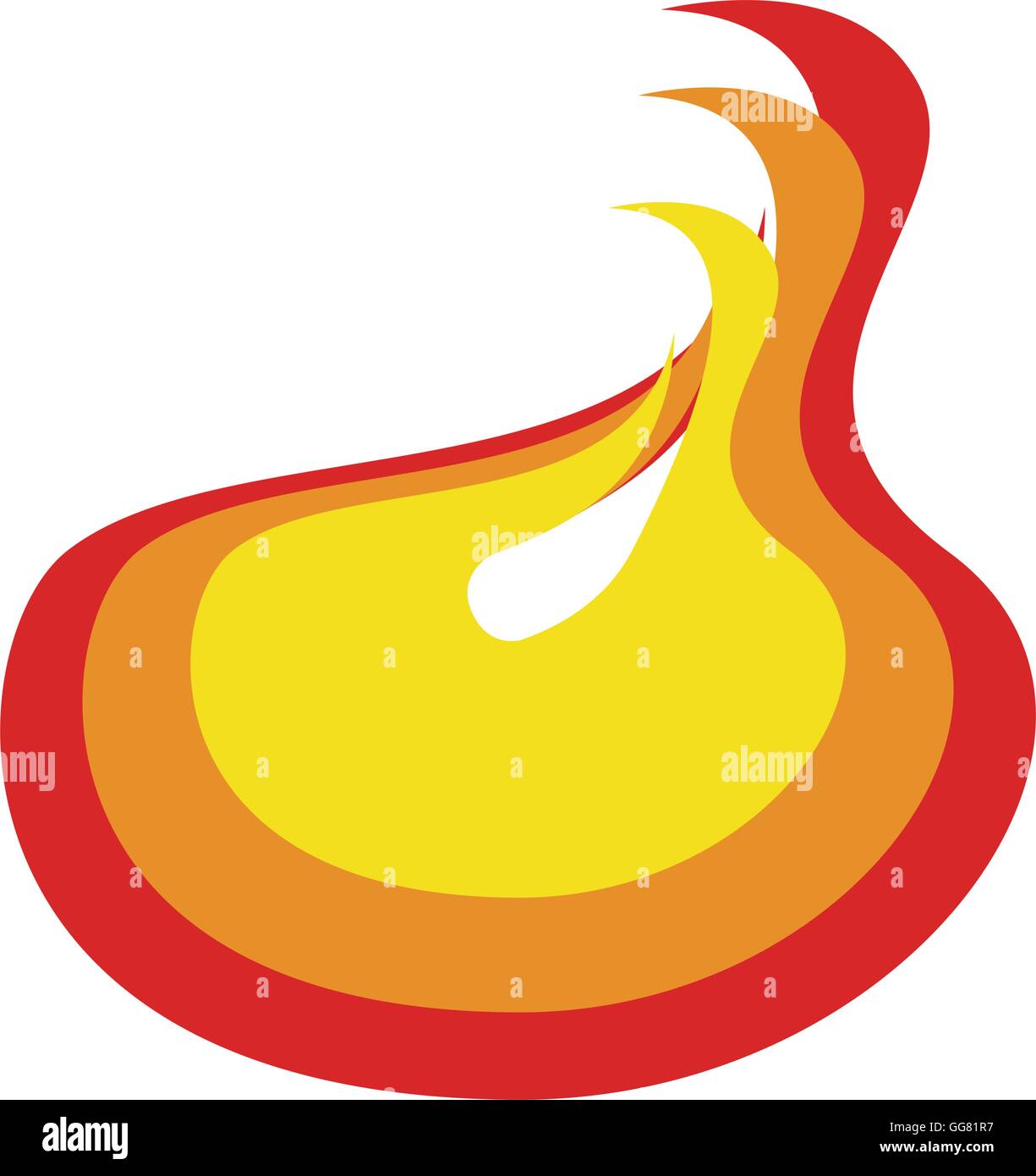 fire flame isolated icon Stock Vector Image & Art - Alamy