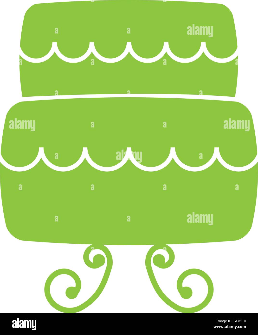 sweet cake isolated icon Stock Vector Image & Art - Alamy