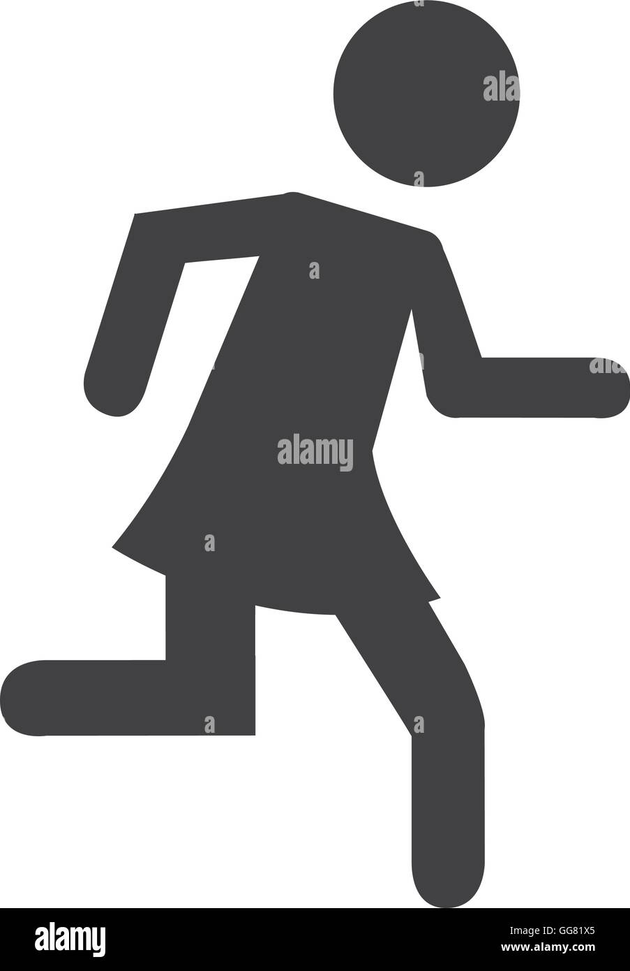 Run Human Figure human figure person running Stock Vector Image & Art - Alamy