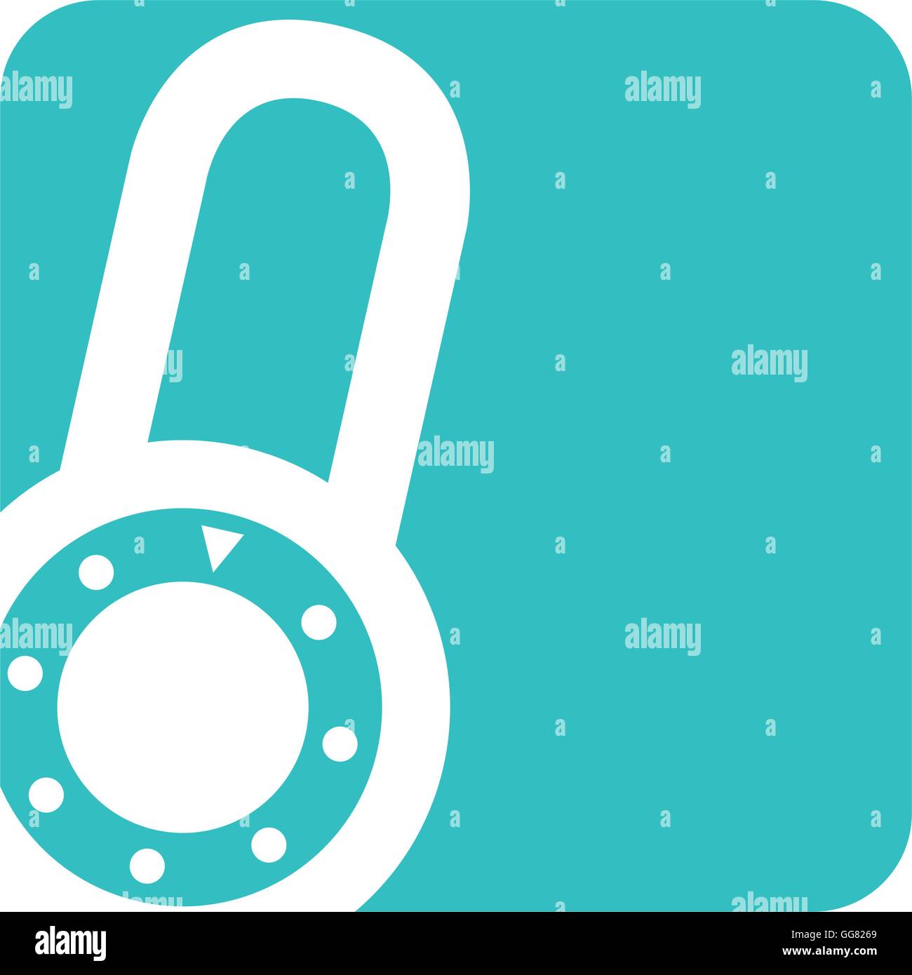 safe secure padlock security isolated icon Stock Vector Image & Art - Alamy