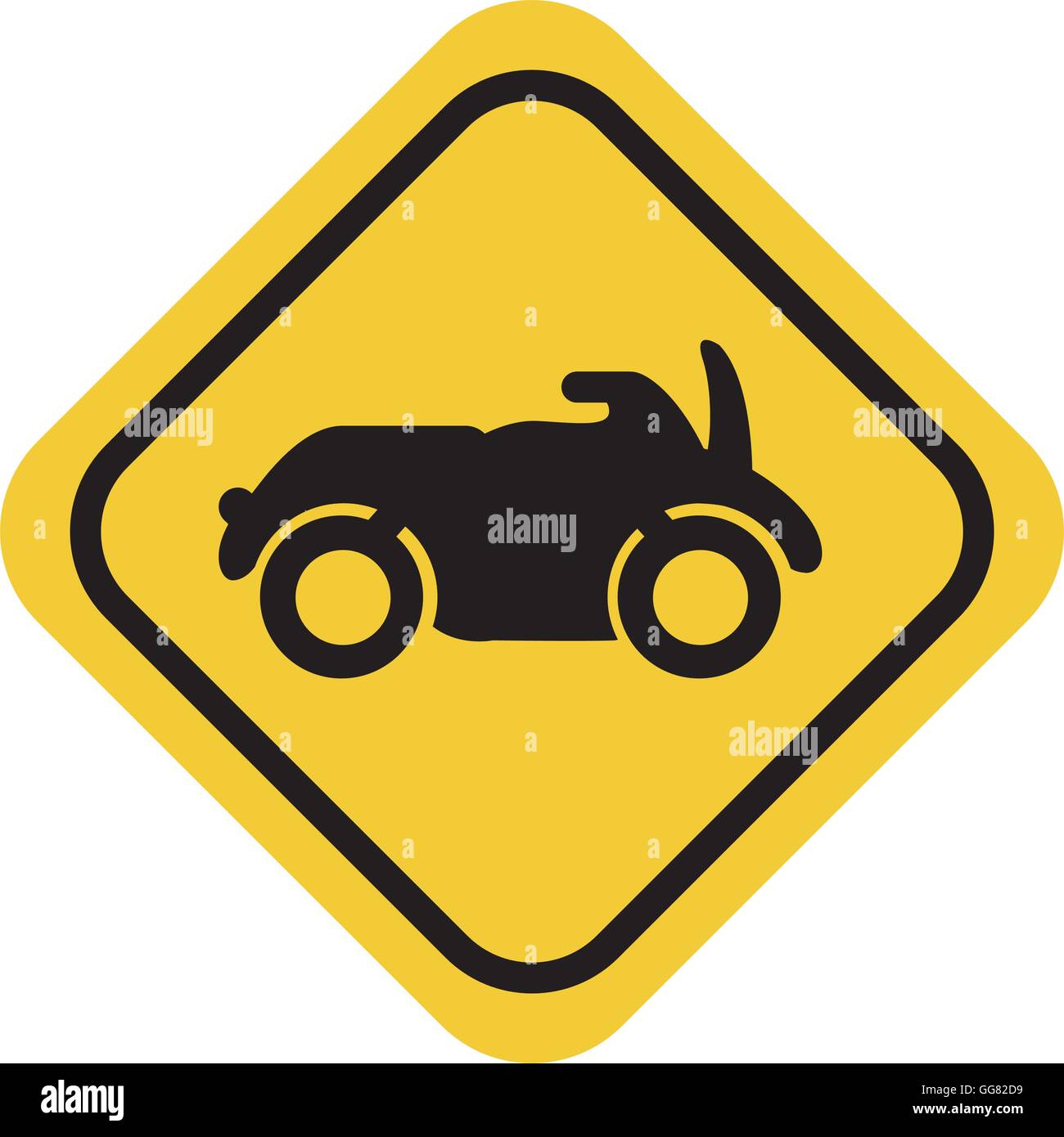 Rhombus sign signal traffic sign hi-res stock photography and images ...