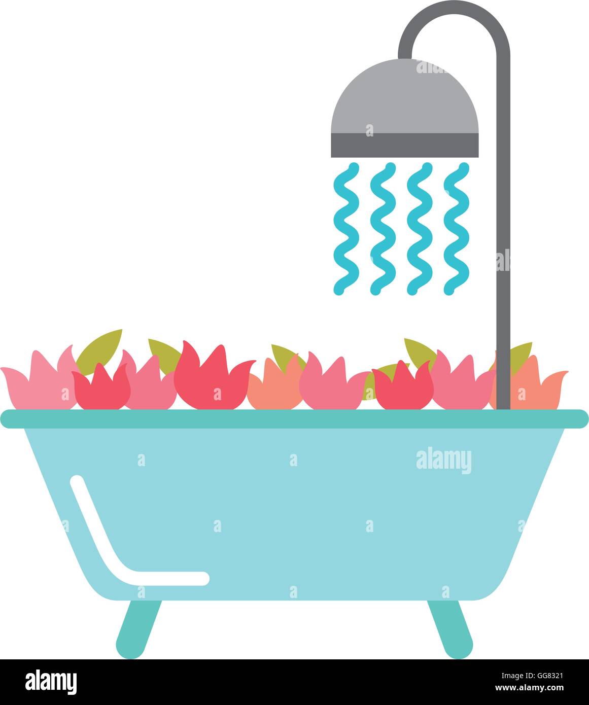 bath tub clean icon Stock Vector Image & Art - Alamy