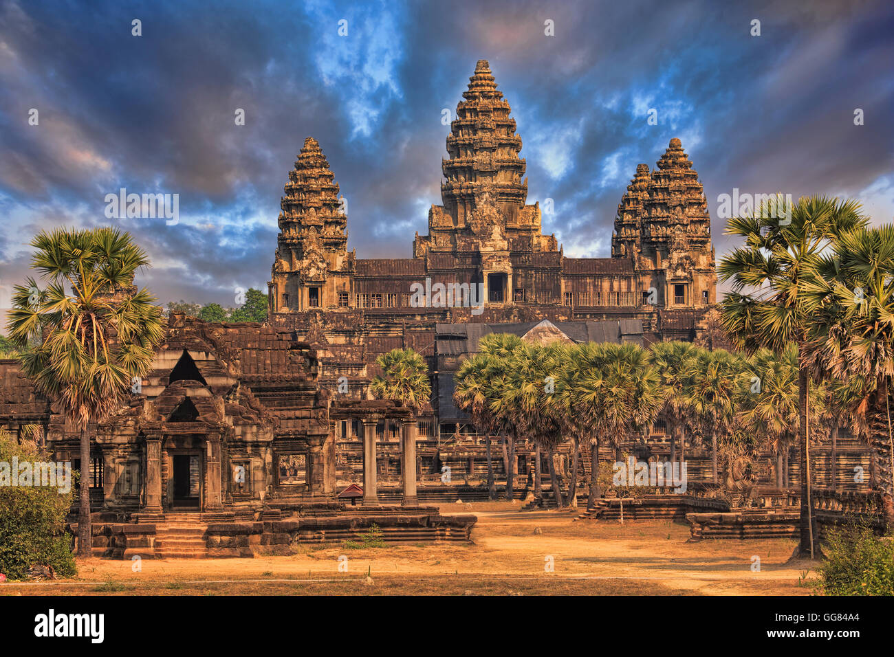 Angkor Wat Temple, Siem reap, Cambodia Stock Photo