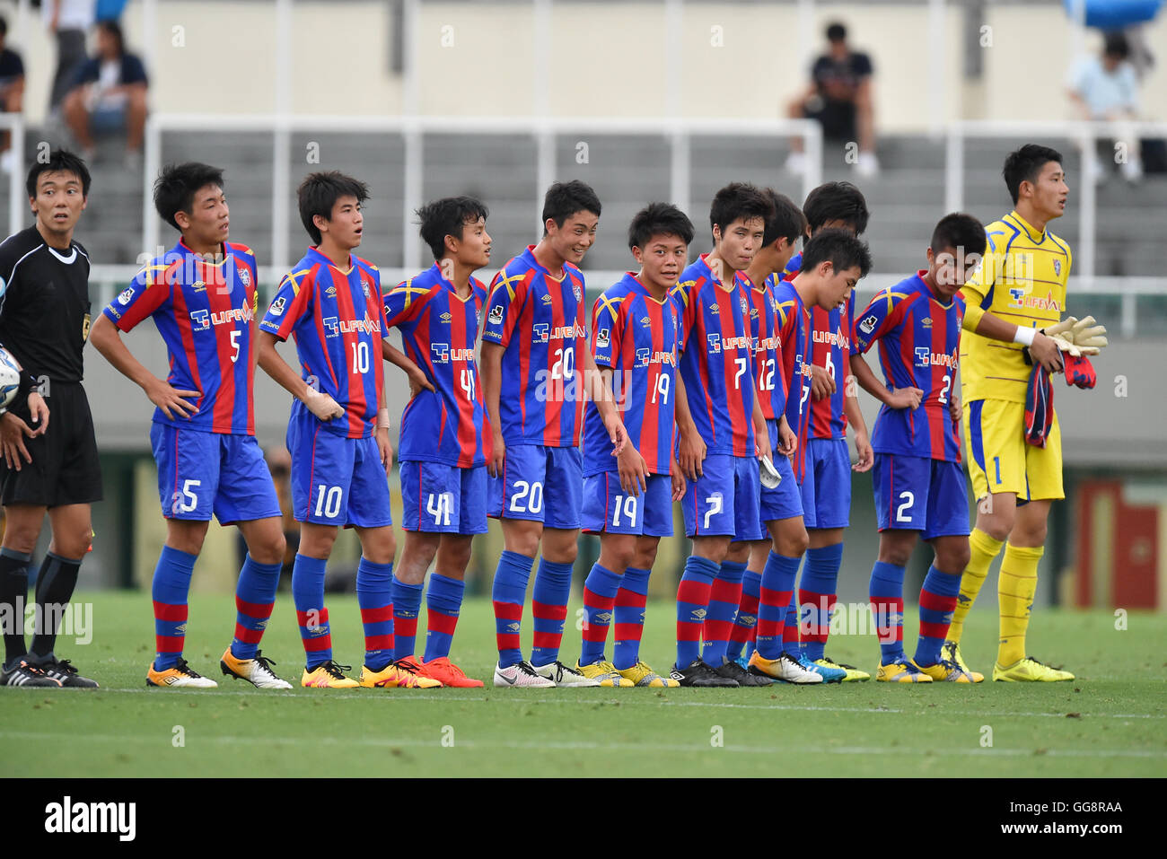 Fc Tokyo Team Group August 2 16 Football Soccer Fc Tokyo Players Line Up After The 40th Japan Club Youth U 18 Football Championship Semi Final Match Between F C Tokyo U 18 5 1