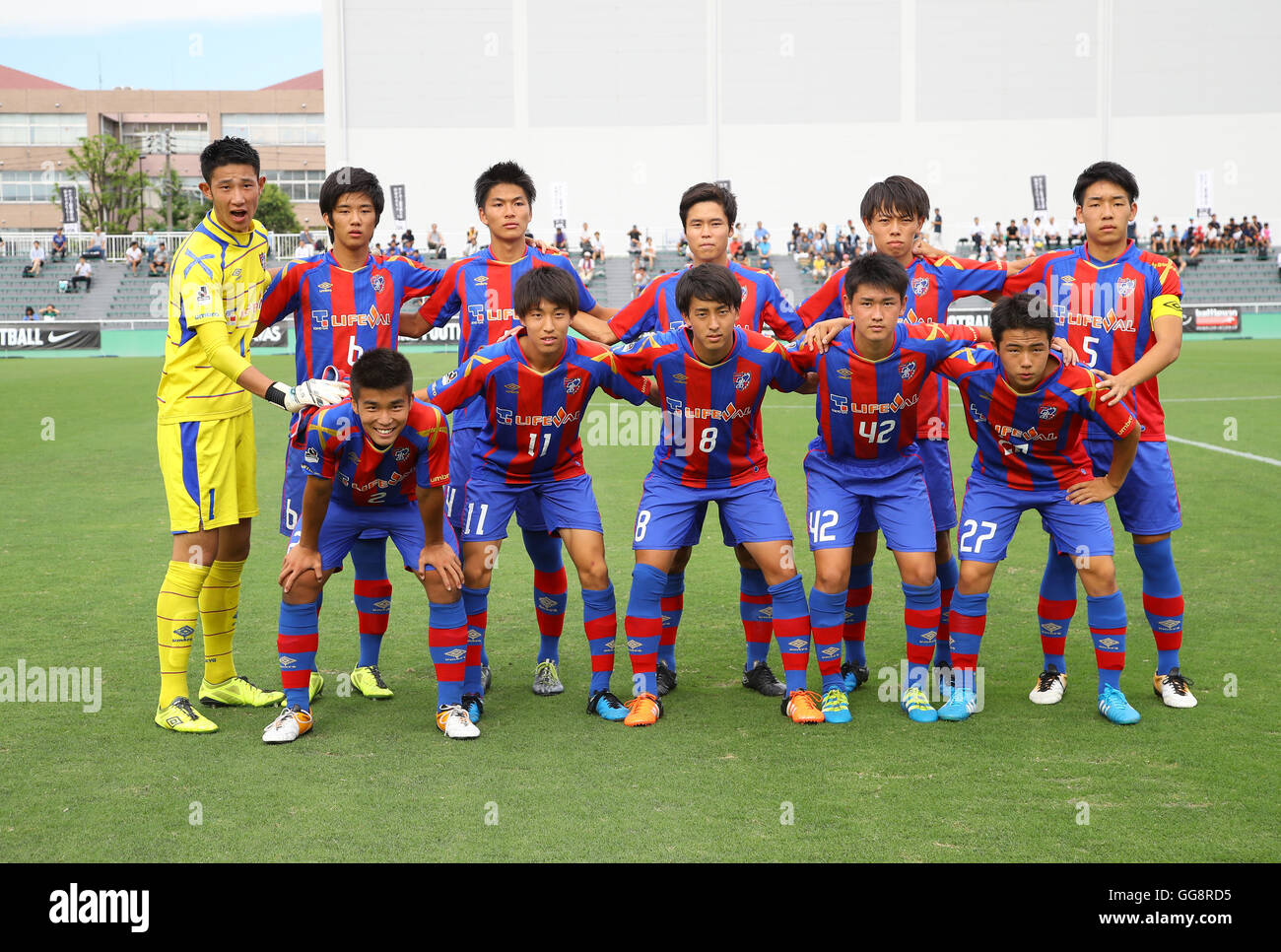 Fcu 18 Fc Tokyo U 18 Team Group Line Up August 2 16 Football Soccer Fc Tokyo U 18 Team Group Shot Top Row L To R Go Hatano Makoto Okazaki Yoshitake Suzuki