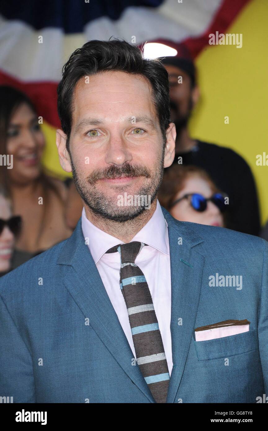 Liz Rudd Los Angeles, CA, USA. 9th Aug, 2016. Paul Rudd at arrivals for SAUSAGE ...