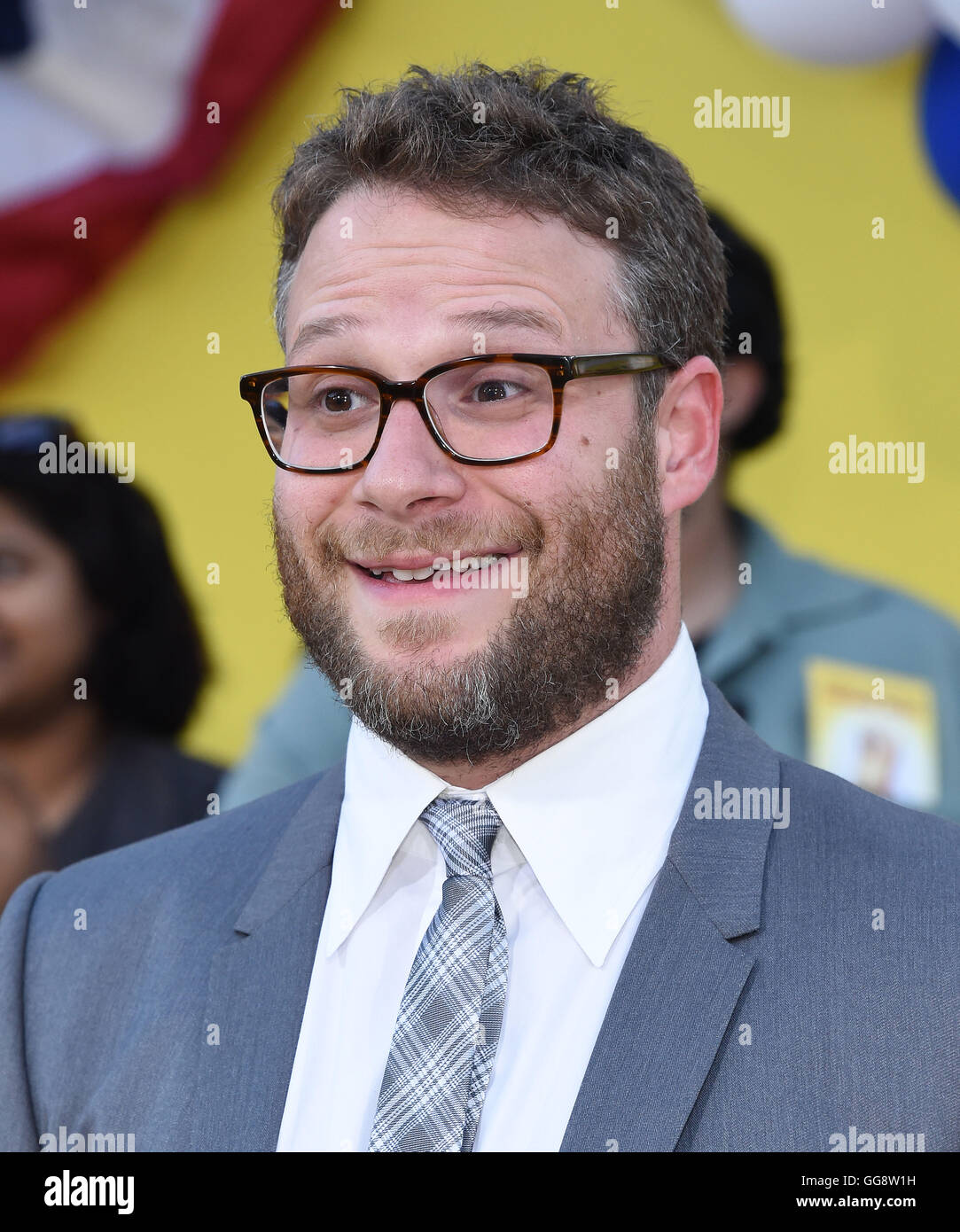 Los Angeles, California, USA. 9th Aug, 2016. Seth Rogen arrives for the ...