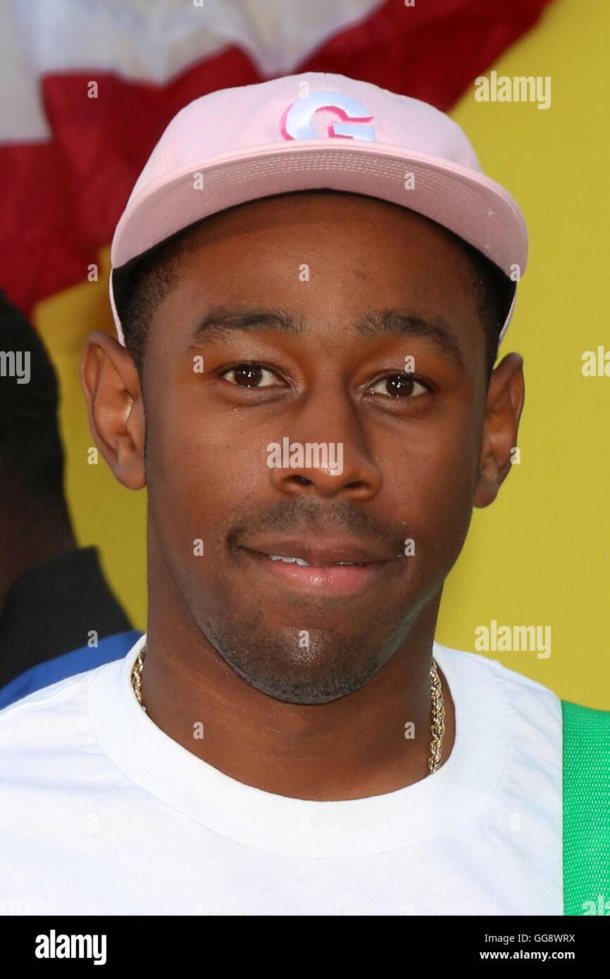 Tyler creator seen arriving live hi-res stock photography and images - Alamy