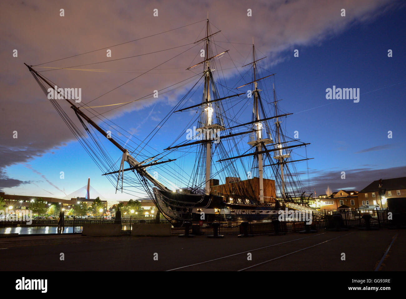 Old Ironsides, the USS Constitution Stock Photo Alamy