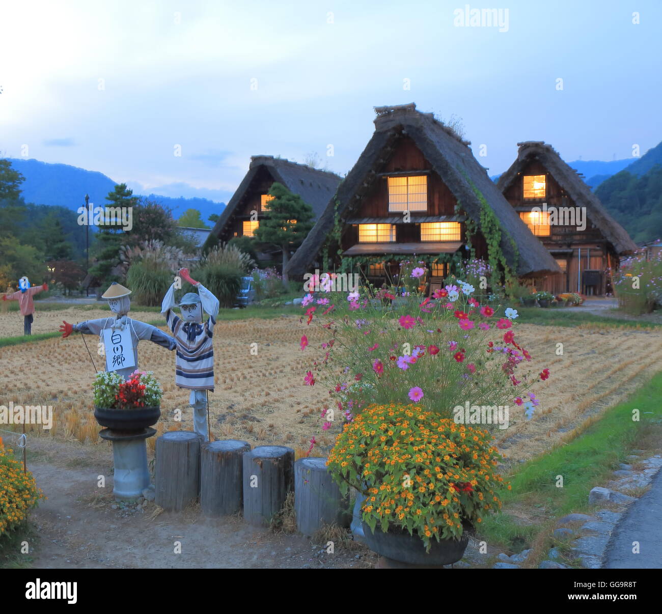 Traditional houses in Shirakawa Japan Shirakawago is an UNESCO site