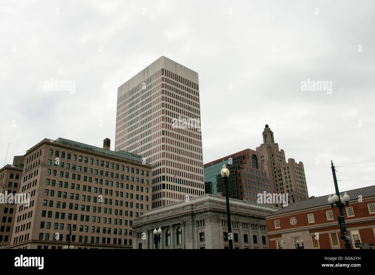 City Buildings Providence Rhode Island Stock Photo Alamy