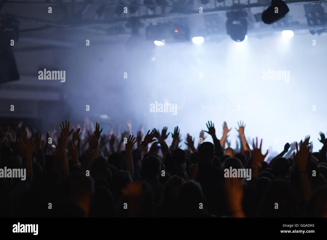 People at concert Stock Photo