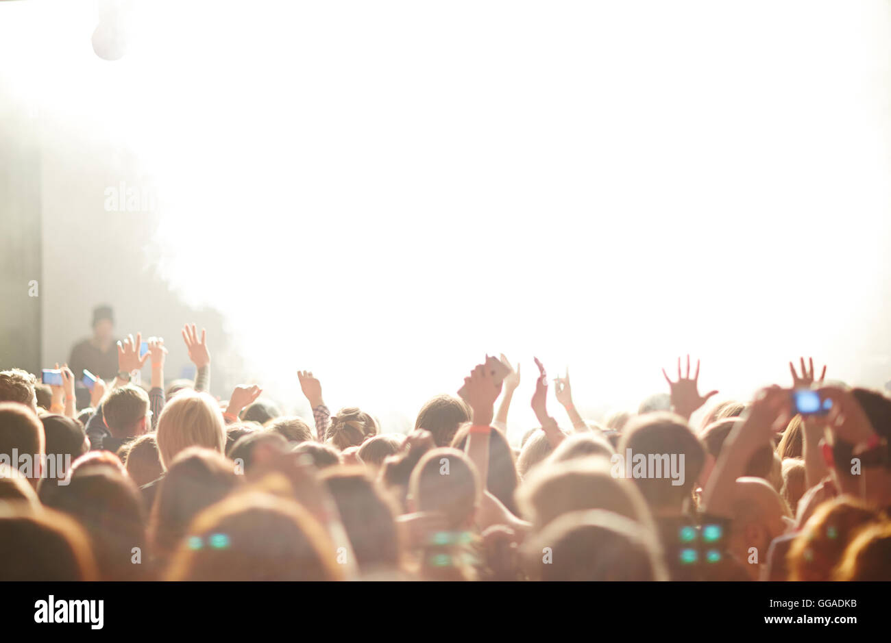 Popular concert Stock Photo
