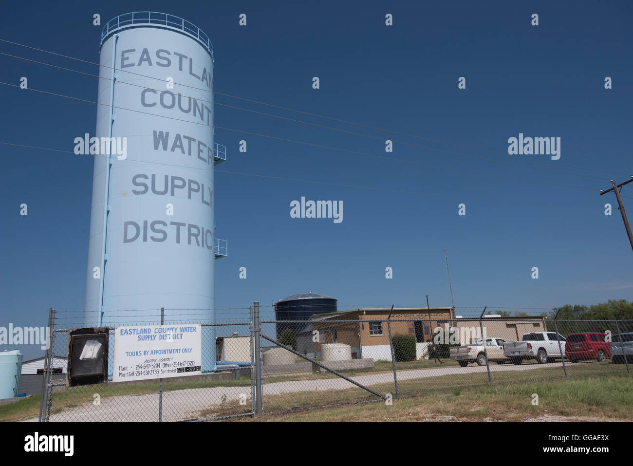 Ranger, Texas gets its' water from the Eastland County Water Supply