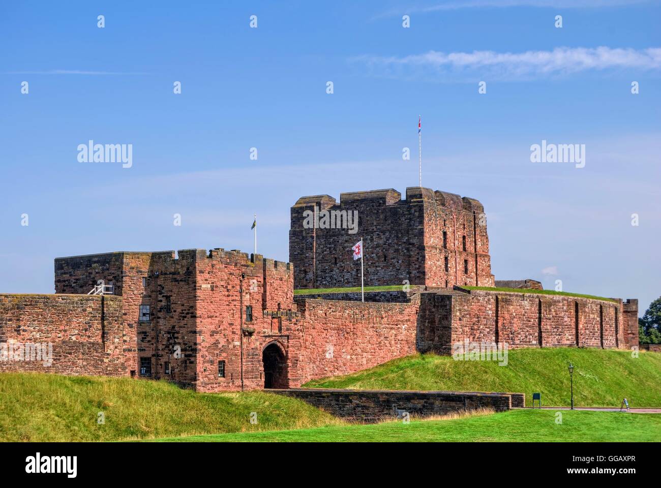 Carlisle Castle Stock Photo