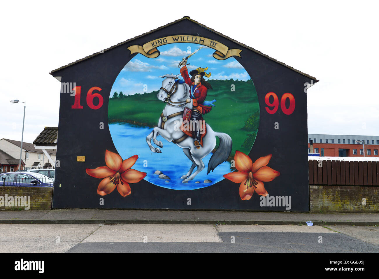 Graffiti, wall art and murals, Belfast Stock Photo Alamy