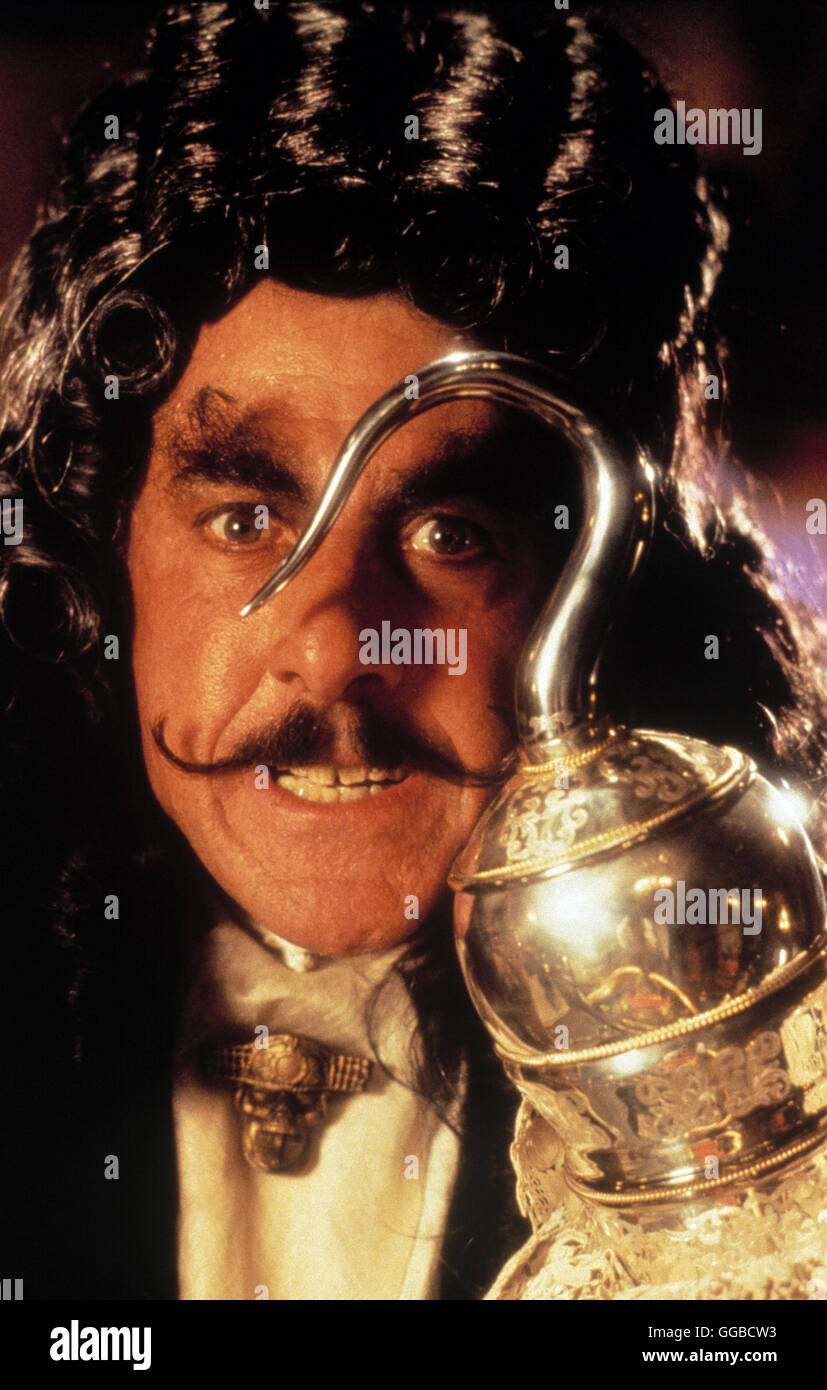 HOOK USA 1991 Steven Spielberg Captain Hook (DUSTIN HOFFMAN) Regie: Steven Spielberg Stock Photo