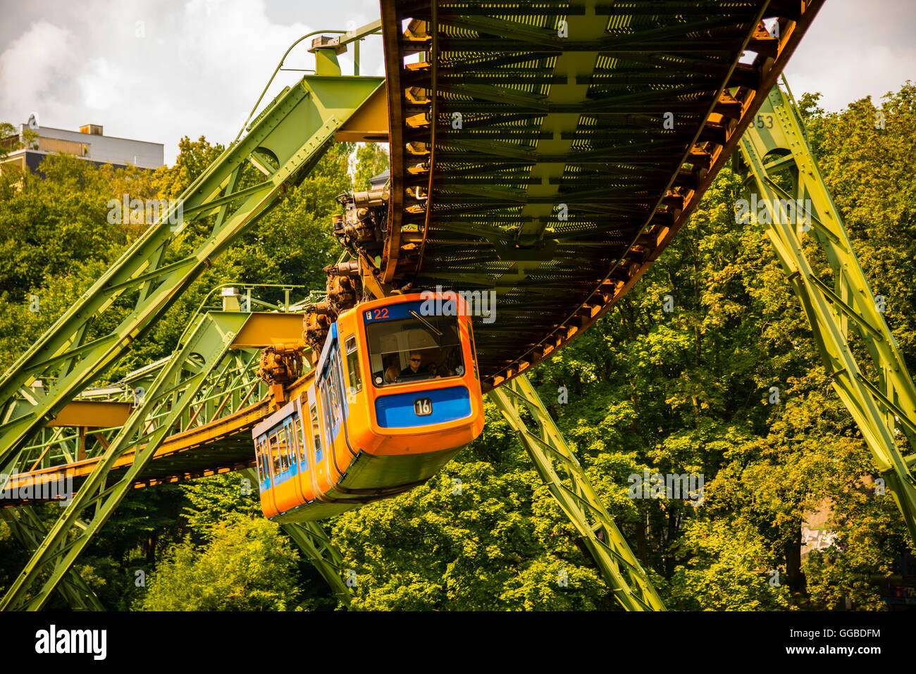 Wuppertal suspension railway Stock Photo Alamy
