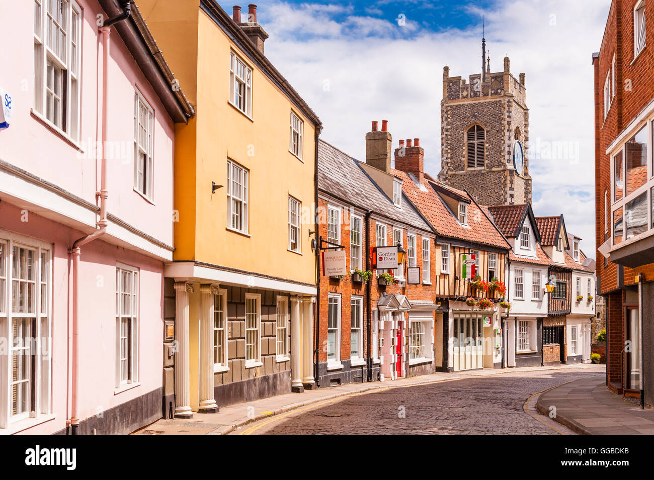 Princes Street in Norwich , Norfolk , England , Britain , Uk Stock Photo