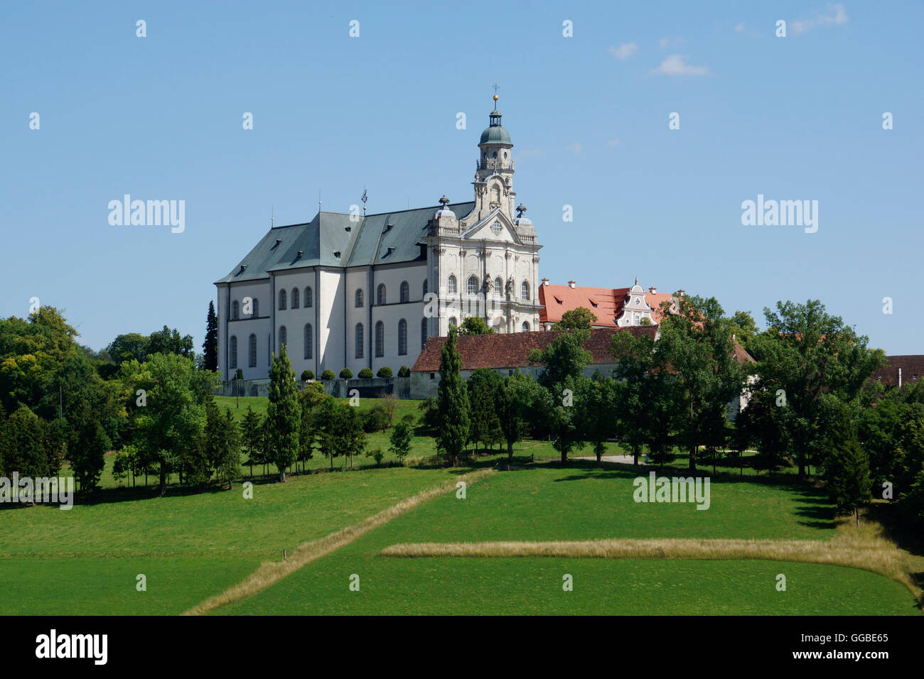 Abbey church, Neresheim Stock Photo - Alamy