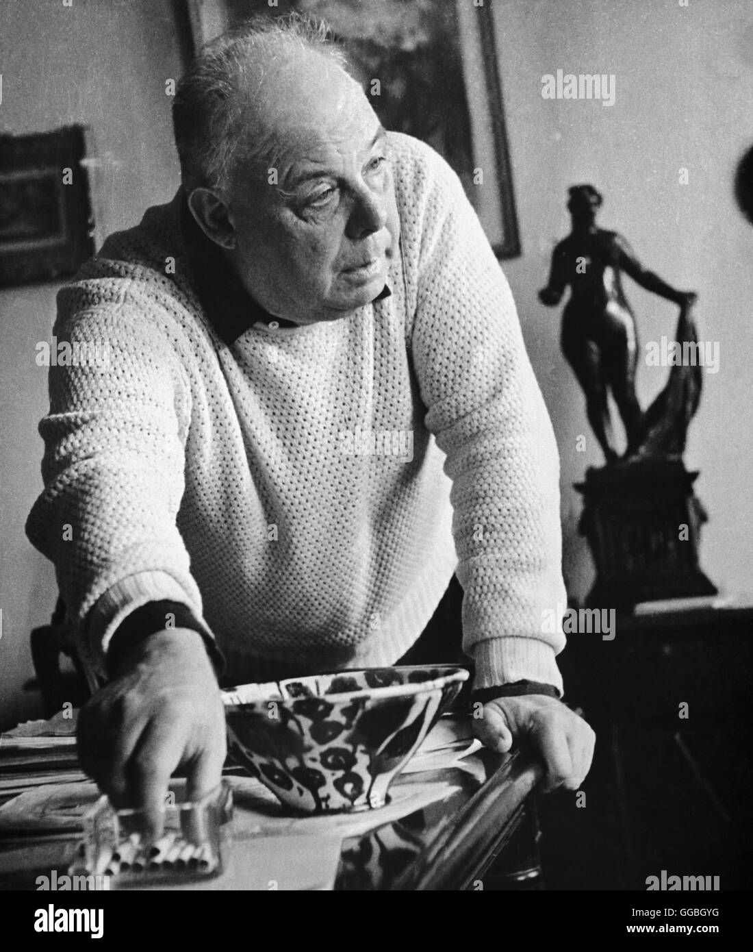 JEAN RENOIR / French Director JEAN RENOIR (ca. 1950s), son of the