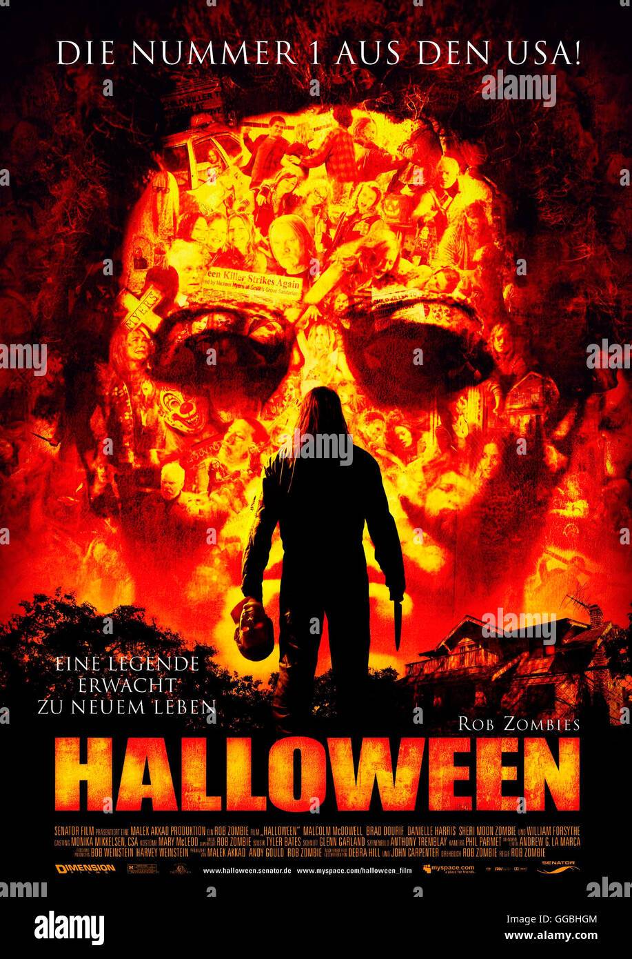 Sold at Auction: John Myers, John Carpenter's Halloween MICHAEL MYERS Movie  Poster