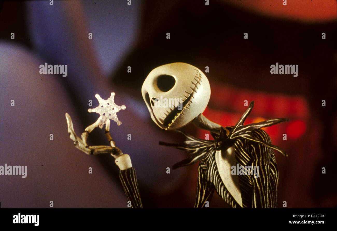 Nightmare before Christmas 3D / Tim Burton's holiday classic, THE NIGHTMARE BEFORE CHRISTMAS, makes a return to the big screen this holiday season in stunning Disney Digital 3D Jack Skellington, King of Halloweentown Regie: Henry Selick aka. The Nightmare before Christmas 3D Stock Photo