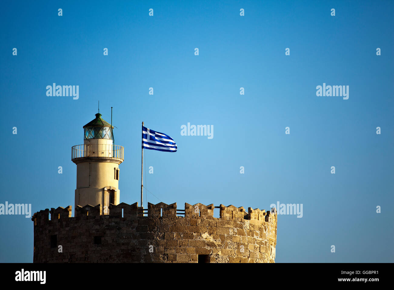 Rhodes flag hi-res stock photography and images - Alamy