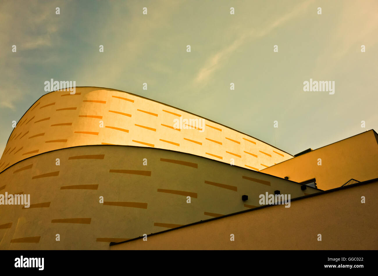abstract modern building Stock Photo