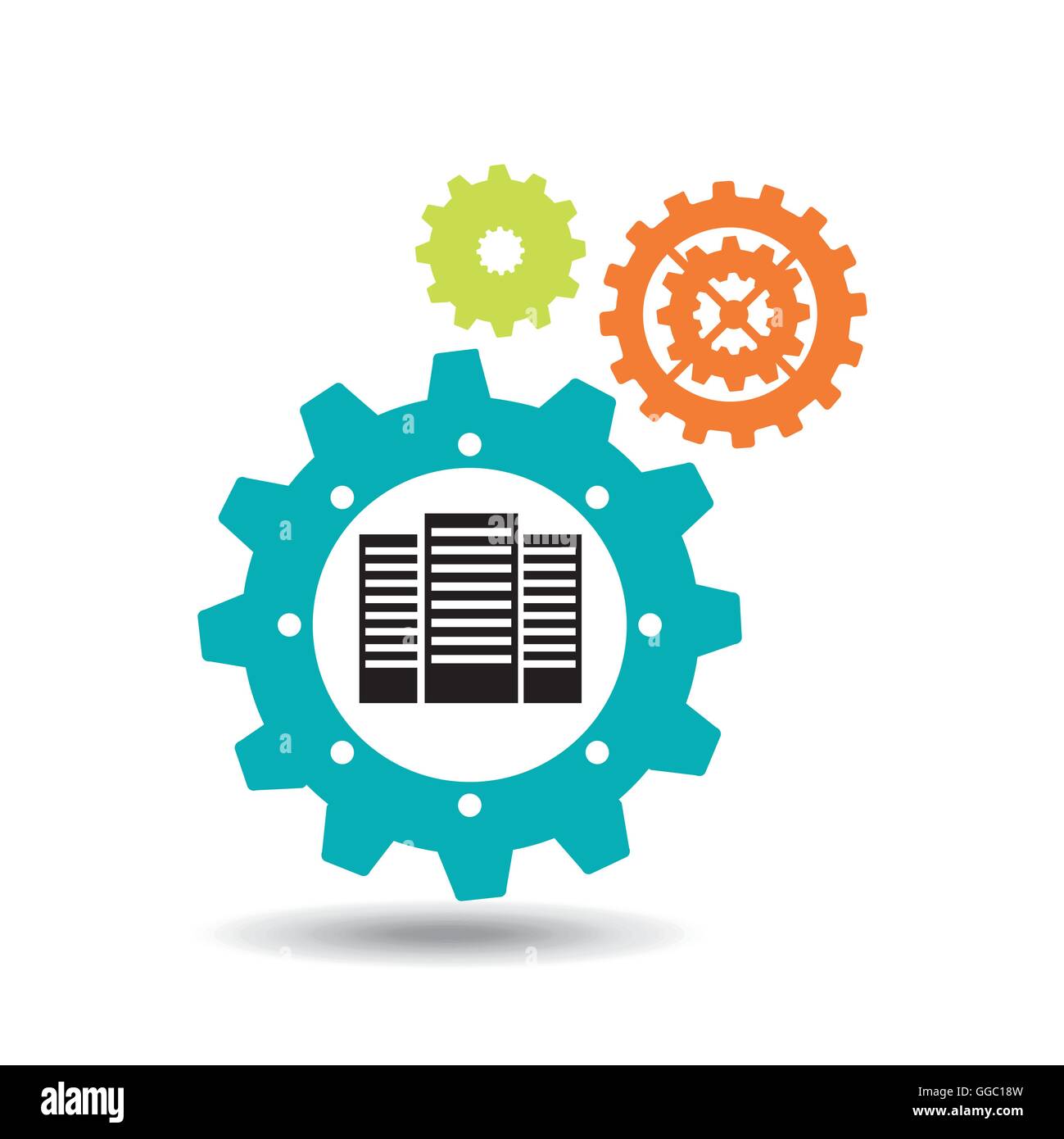 gears and technology icon Stock Vector Image & Art - Alamy
