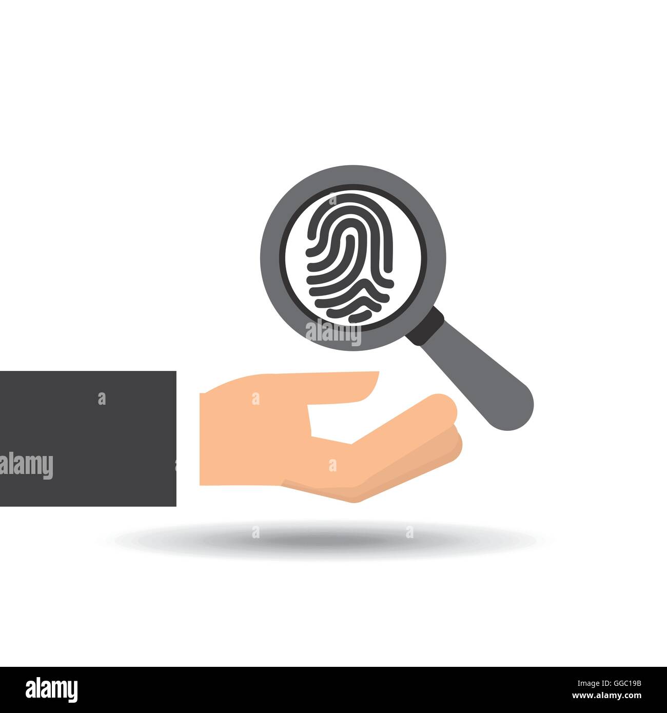 hand holding security icon Stock Vector Image & Art - Alamy