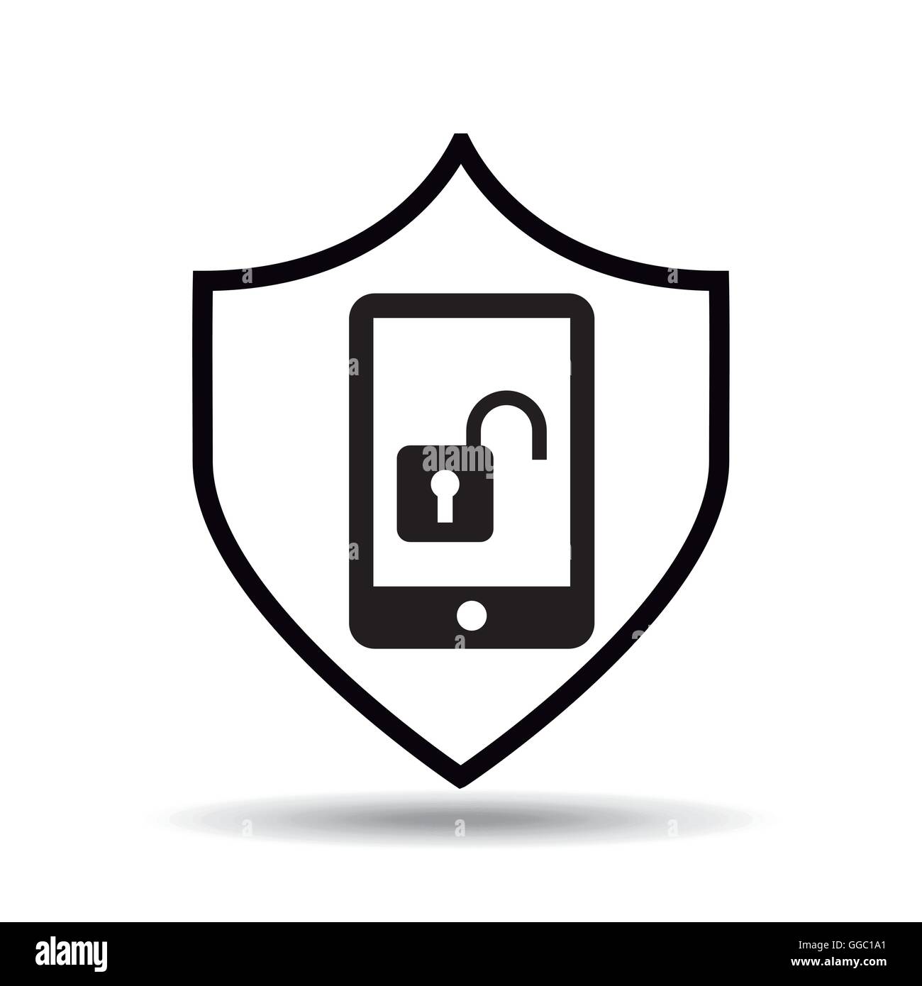 security protection icon Stock Vector Image & Art - Alamy