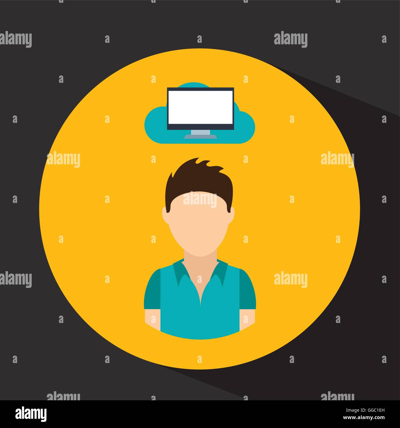 tech computer icon Stock Vector Image & Art - Alamy