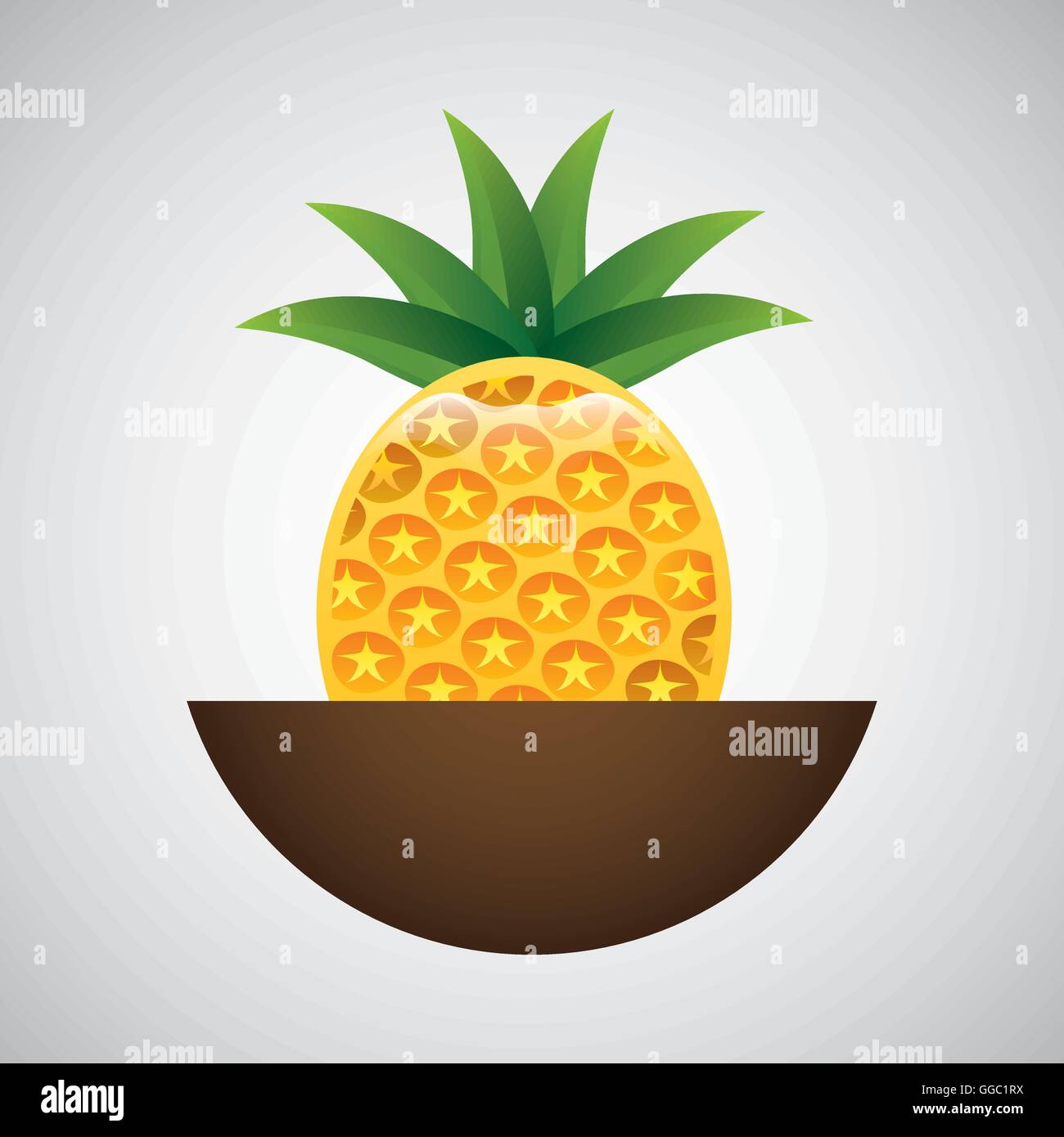 organic pineapple icon Stock Vector Image & Art - Alamy