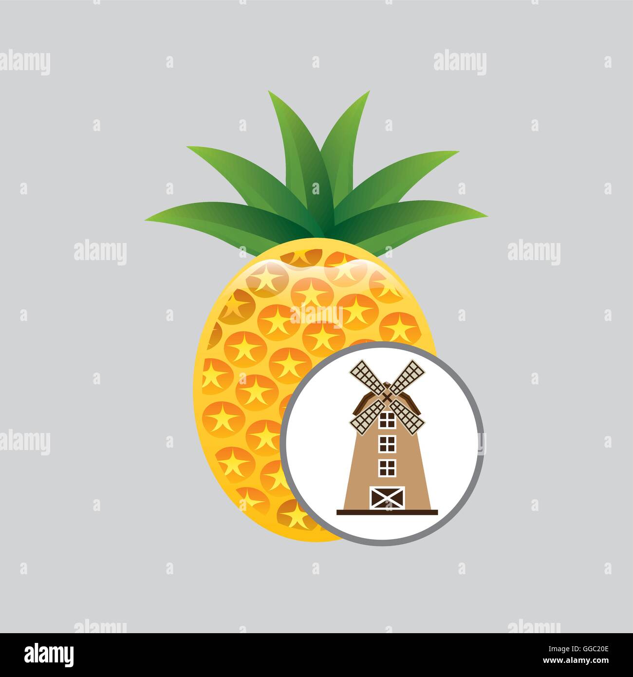 organic pineapple icon Stock Vector Image & Art - Alamy