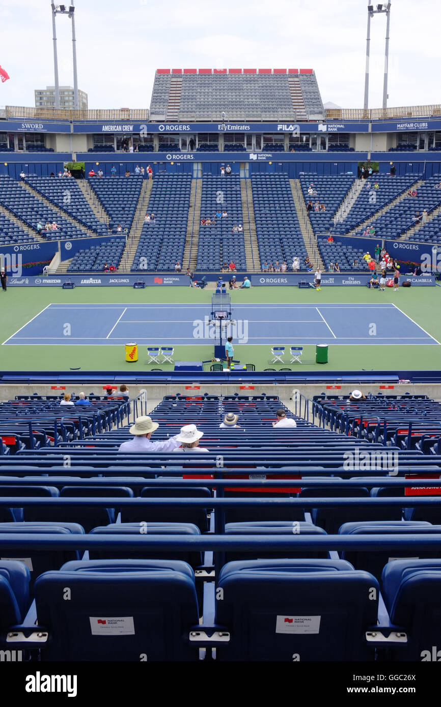 The Aviva Centre during the 2016 Rogers Cup tennis tournament in Toronto. Stock Photo