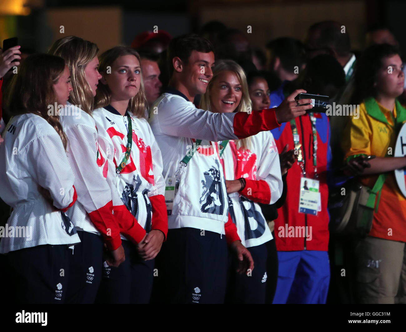 Great Britain S Tom Daley And Tonia Couch During The Team Gb