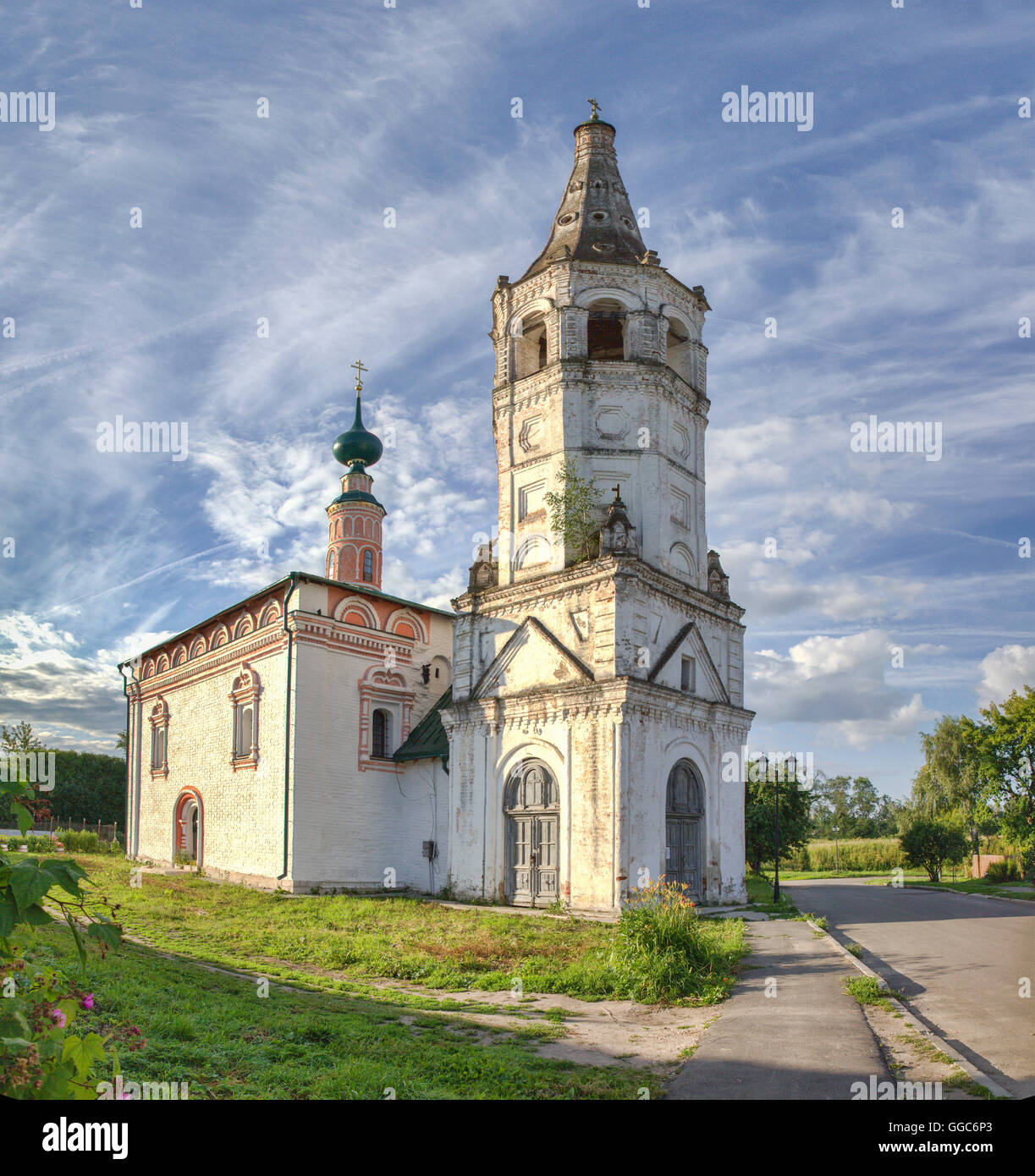 geography / travel, Russia, Vladimir region, Suzdal, Church in Suzdal, Additional-Rights-Clearance-Info-Not-Available Stock Photo