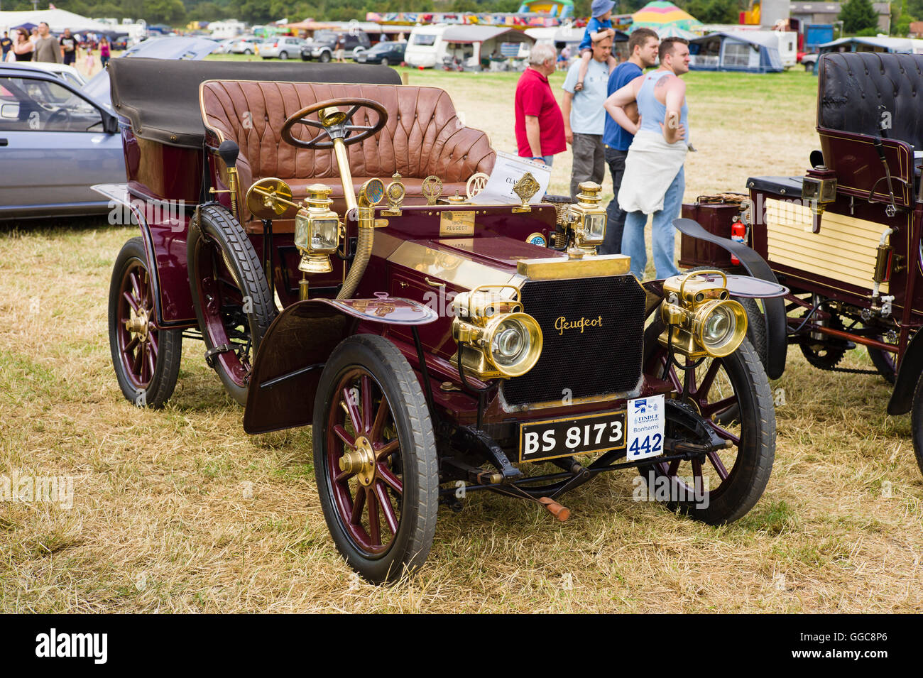 An old Peugeot automobile from early 20th century Stock Photo